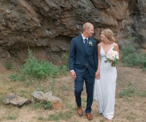 Couple Kylie and Colton at their Estes Park wedding